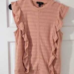 Pink Ruffled Jessica Simpson Women's Size Small